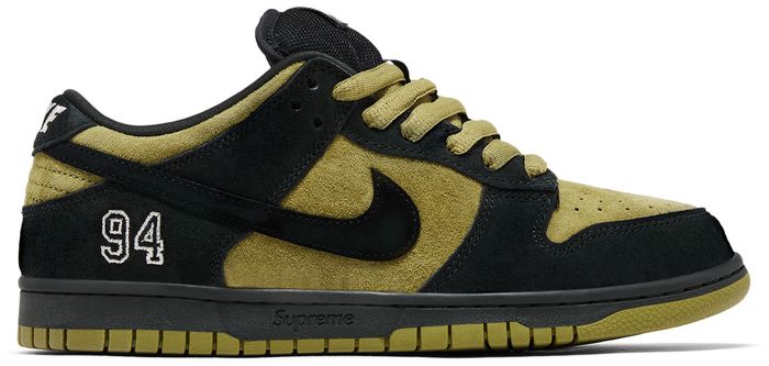 Supreme x Nike Dunk Low SB 'Camper Green