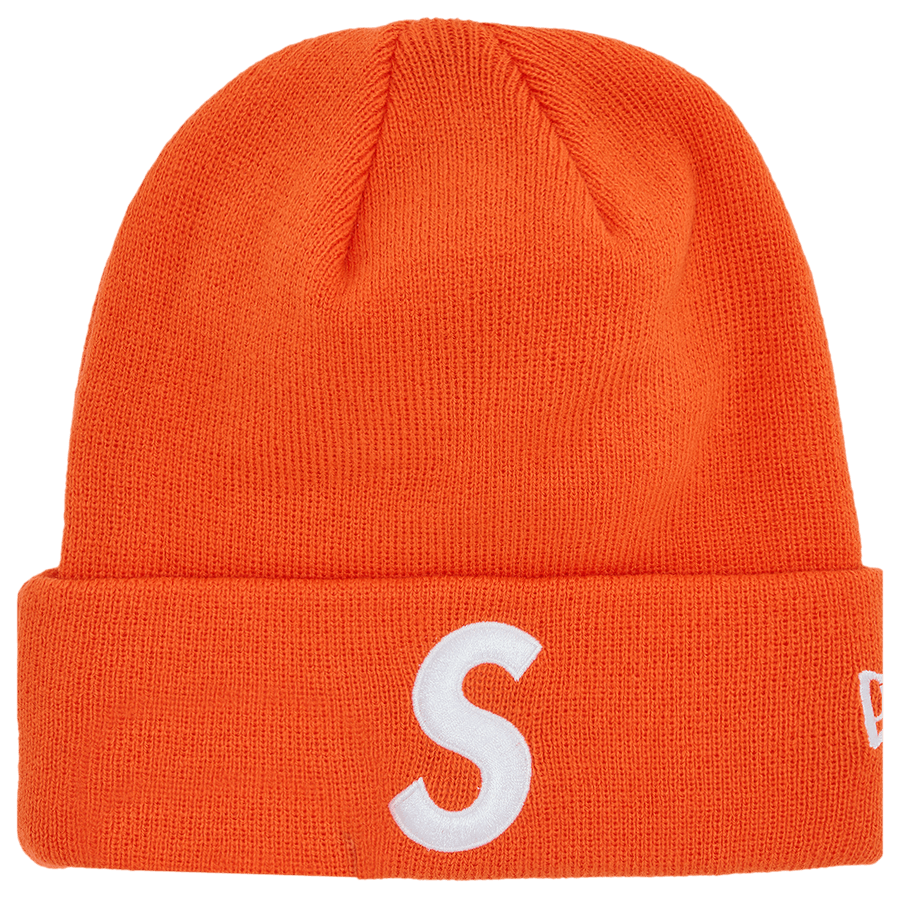 Supreme New Era S Logo Beanie 'Orange'