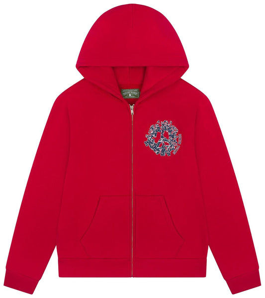 Denim Tears Denim University Zip Hoodie Red