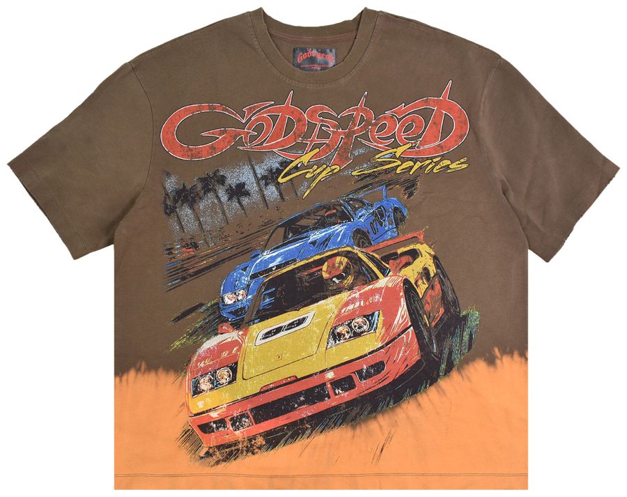 Godspeed F.T.W Tee (Brown Bleached Wash)