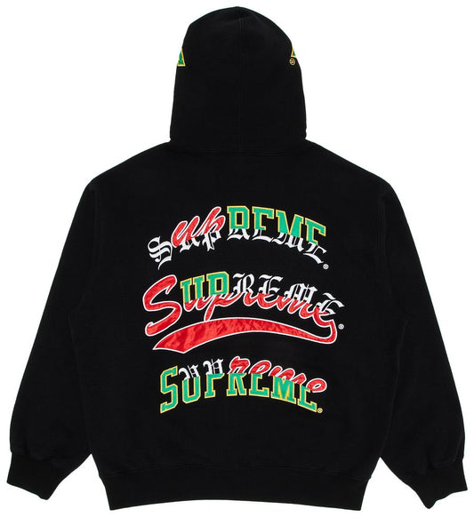 Supreme Multi Logos Hooded Sweatshirt Black