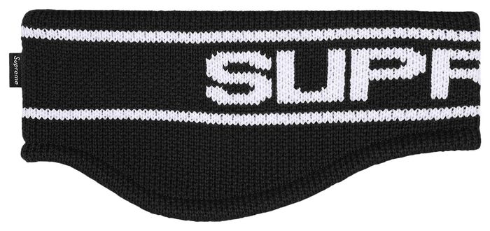 Supreme Contrast Logo Headband 'Black'