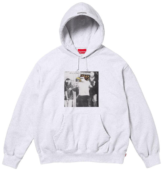 Supreme x Antihero Hooded Sweatshirt 'Ash Grey'