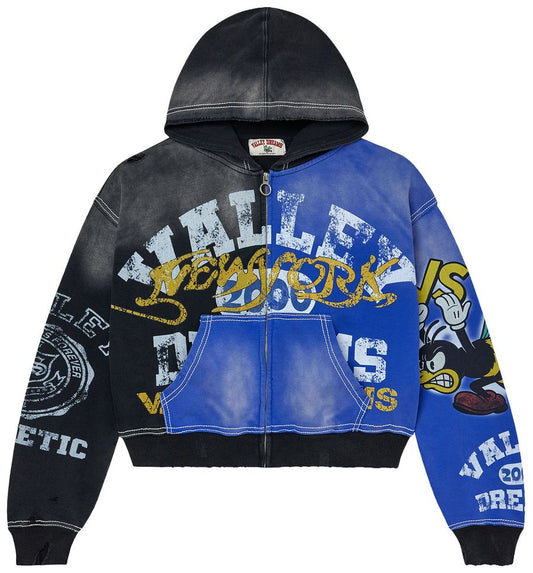 Vale Forever Bipolar Big Zip Up 'Black/Blue'