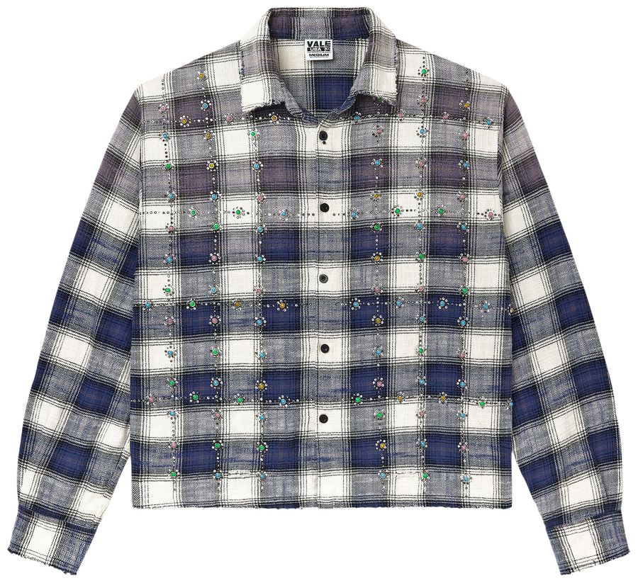 Vale Forever Sky Gems Flannel 'Navy'
