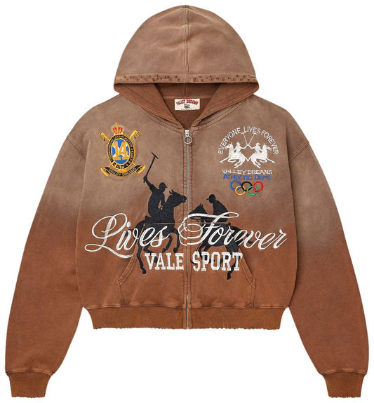 Vale Forever Vanderbilt Zip Up 'Brown'