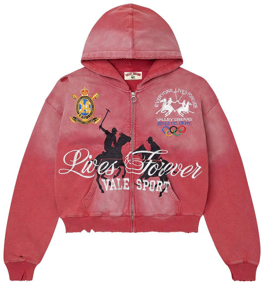 Vale Forever Rockefeller Zip Up 'Red'