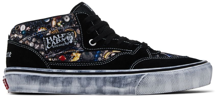 USED Vans Half Cab Supreme x Mike Kelley Black