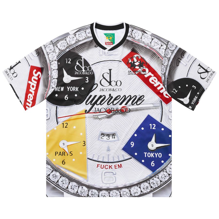 Supreme La Martina Soccer Jersey White