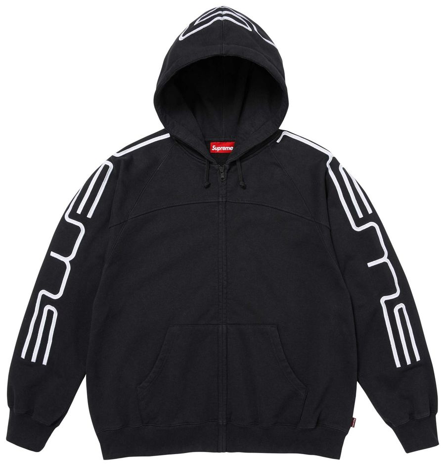 Supreme Connect Zip Up Hooded Sweatshirt