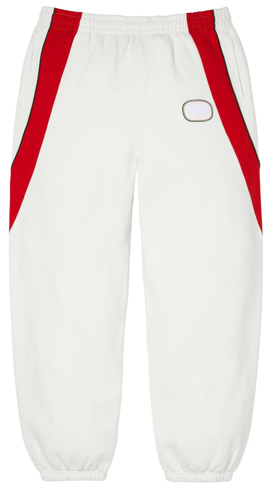 Supreme Nike Paneled Sweatpant White