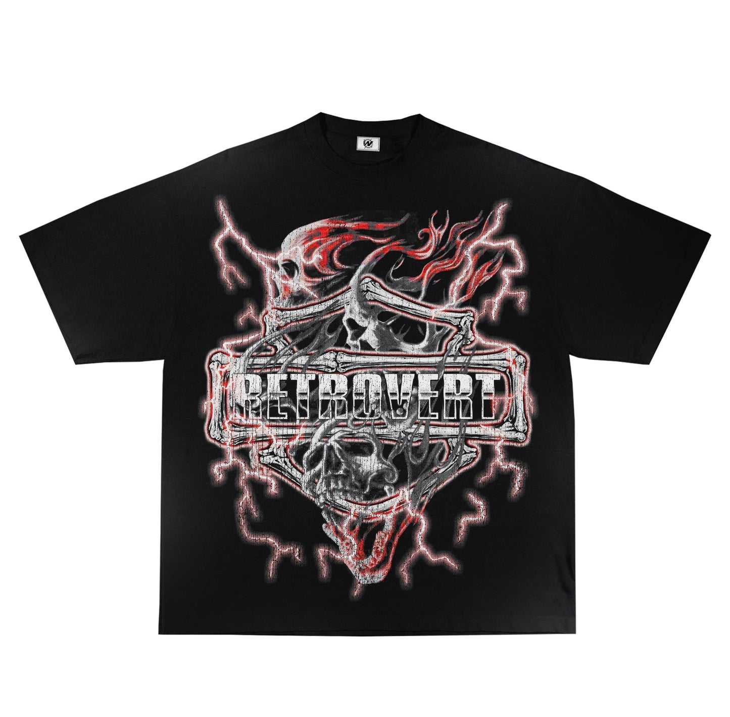 Retrovert Red Skull T-Shirt