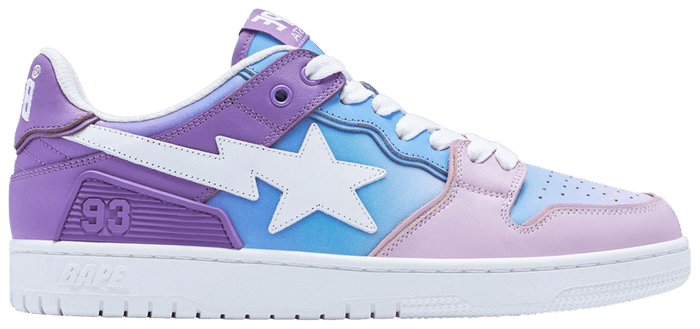 BAPE Sk8 Sta #1 M1 'Purple Gradient'