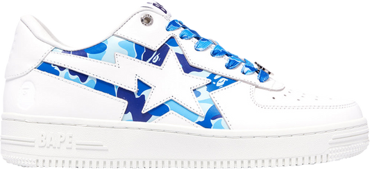 USED A Bathing Ape Bape Sta Icon ABC Camo Blue