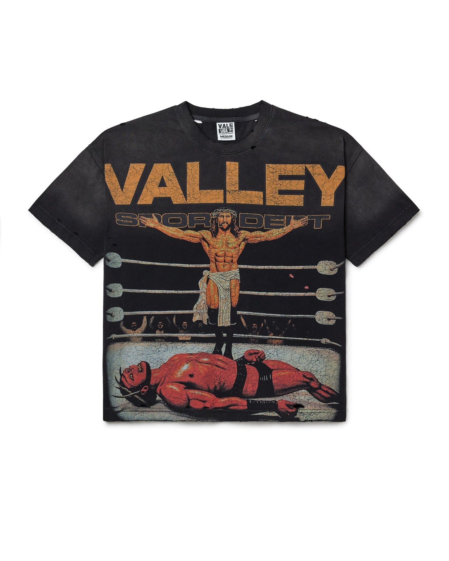 VALE Jesus Hardy Wrestling Tee Black