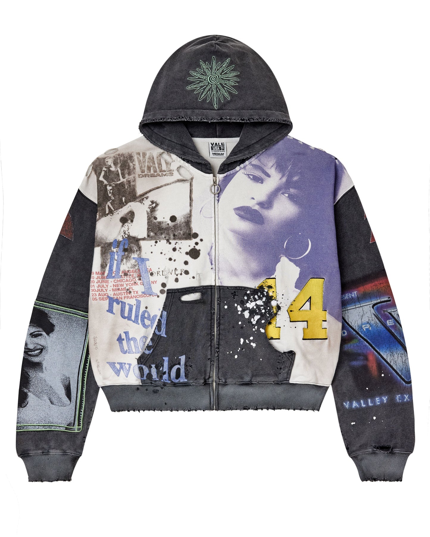 Vale Forever Noise Zip Up Hoodie