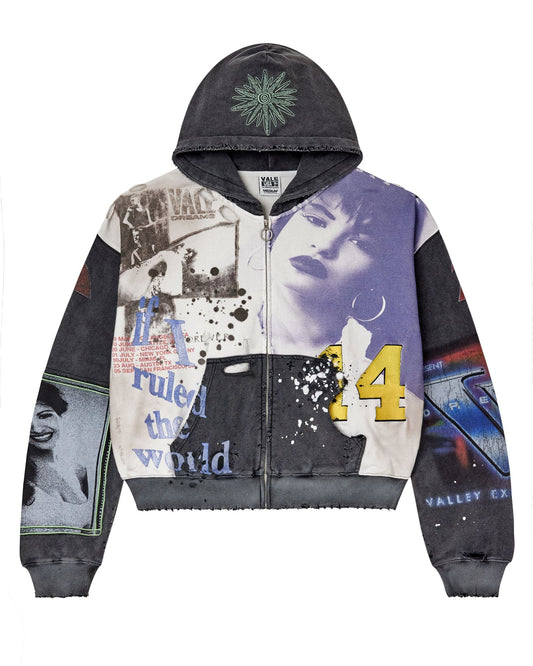 Vale Forever Noise Zip Up Hoodie