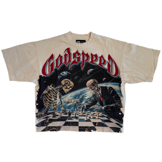 Godspeed Checkmate Space Tee Bone