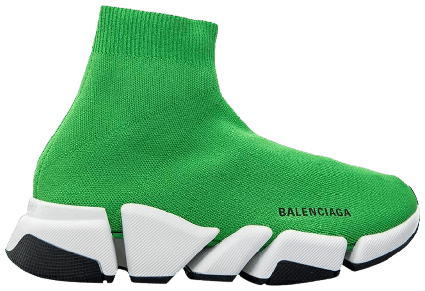 USED Balenciaga Speed 2.0 Sneaker 'Green' NO BOX