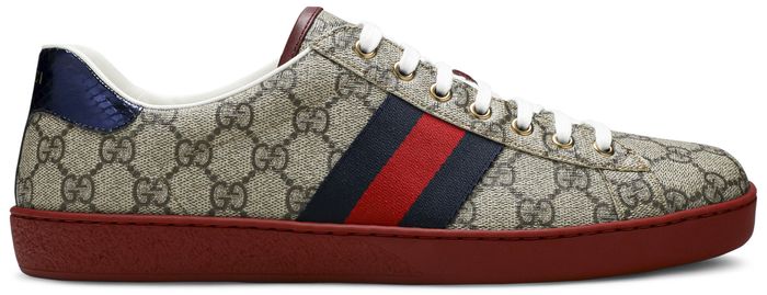 USED Gucci Ace GG Supreme 'Beige'