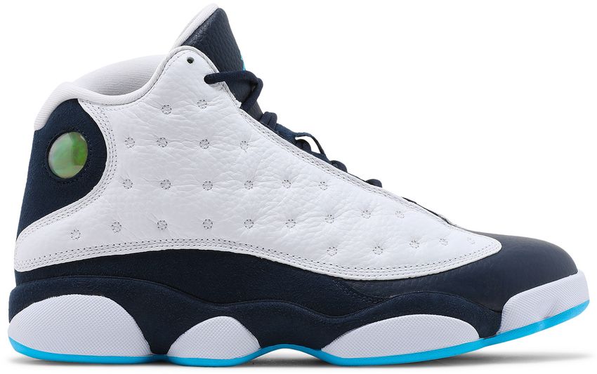 USED Jordan 13 Retro Obsidian Powder Blue White (No Box)