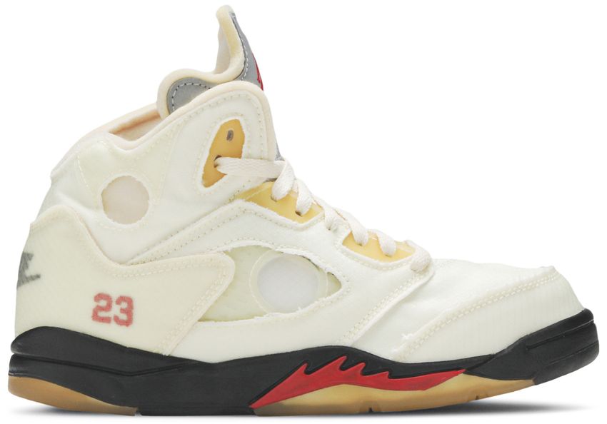 USED Jordan 5 Retro Off-White Sail (NO BOX)