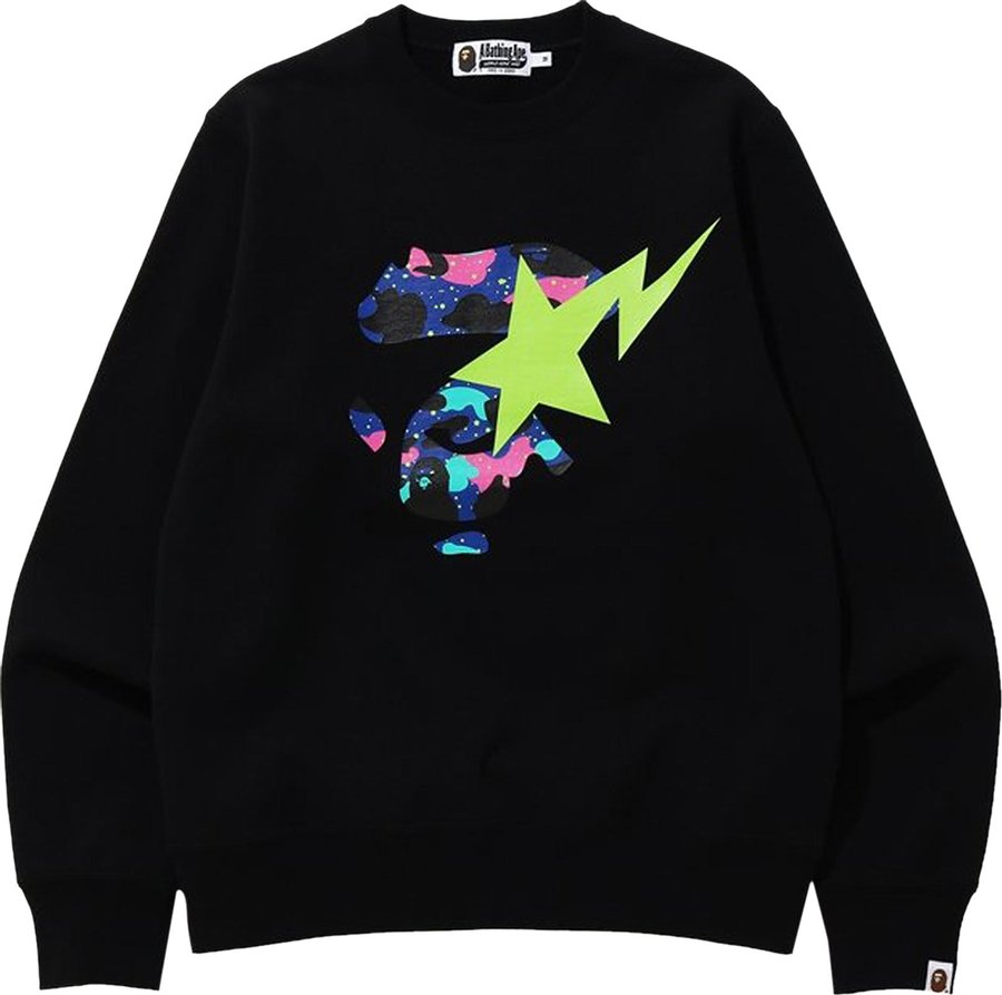 PROMO BAPE Kid Cudi Crewneck Black