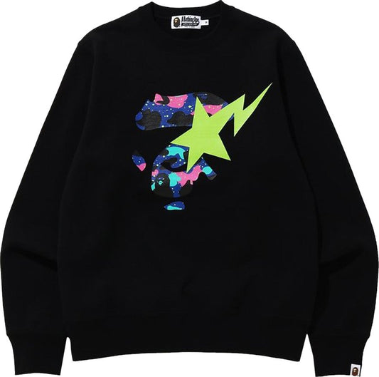 PROMO BAPE Kid Cudi Crewneck Black