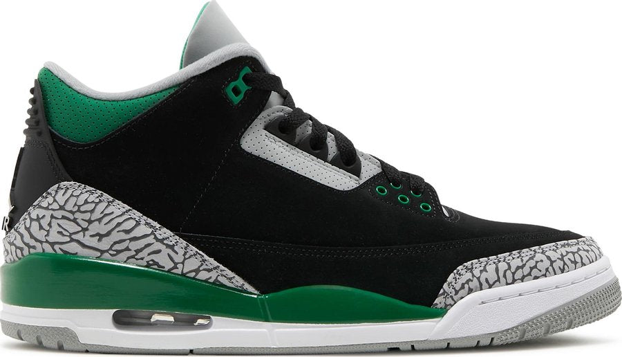 USED  Jordan 3 Retro Pine Green