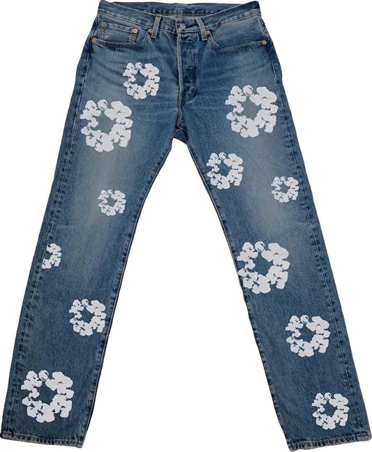 Denim Tears x Levi's Cotton Wreath Jean Light Wash