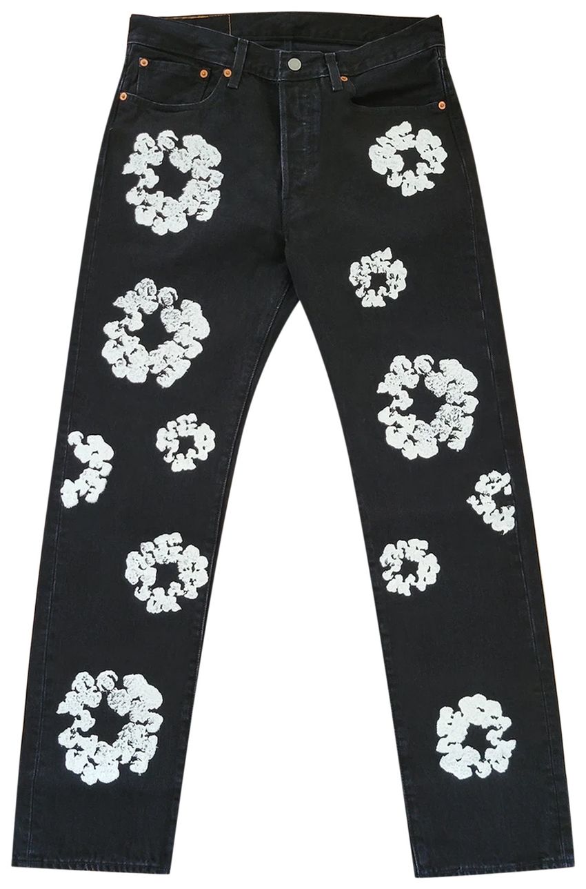 Denim Tears x Levi's Cotton Wreath Jean Black