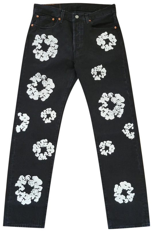 Denim Tears x Levi's Cotton Wreath Jean Black