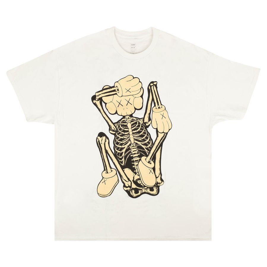 KAWS Skeleton New Fiction Bone T-Shirt 'White'