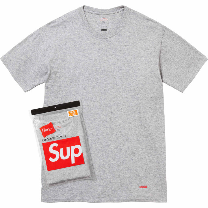 Supreme Hanes Tagless Tees (3 Pack) Grey