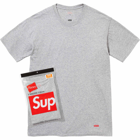 Supreme Hanes Tagless Tees (3 Pack) Grey