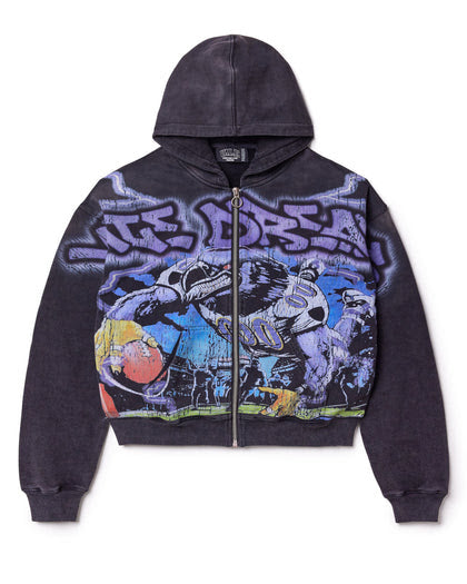 VALE RAVEN ZIP UP HOODIE