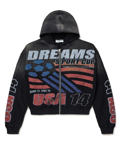 VALE USA14 THERMAL ZIP UP HOODIE