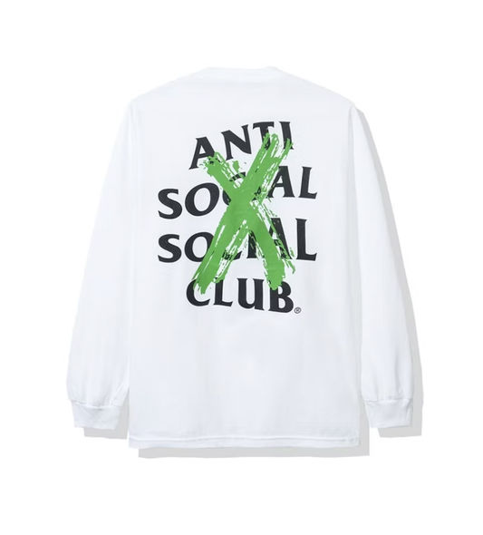 ASSC Canceled L/S White/Green Tee White