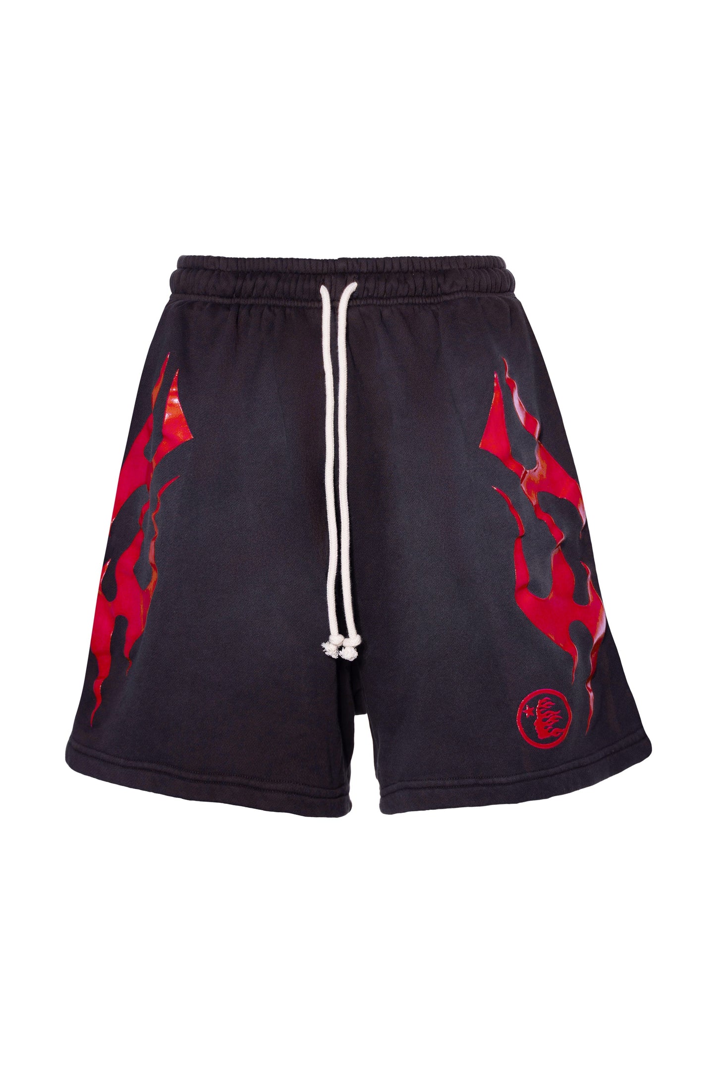 Hellstar Flame Shorts Red