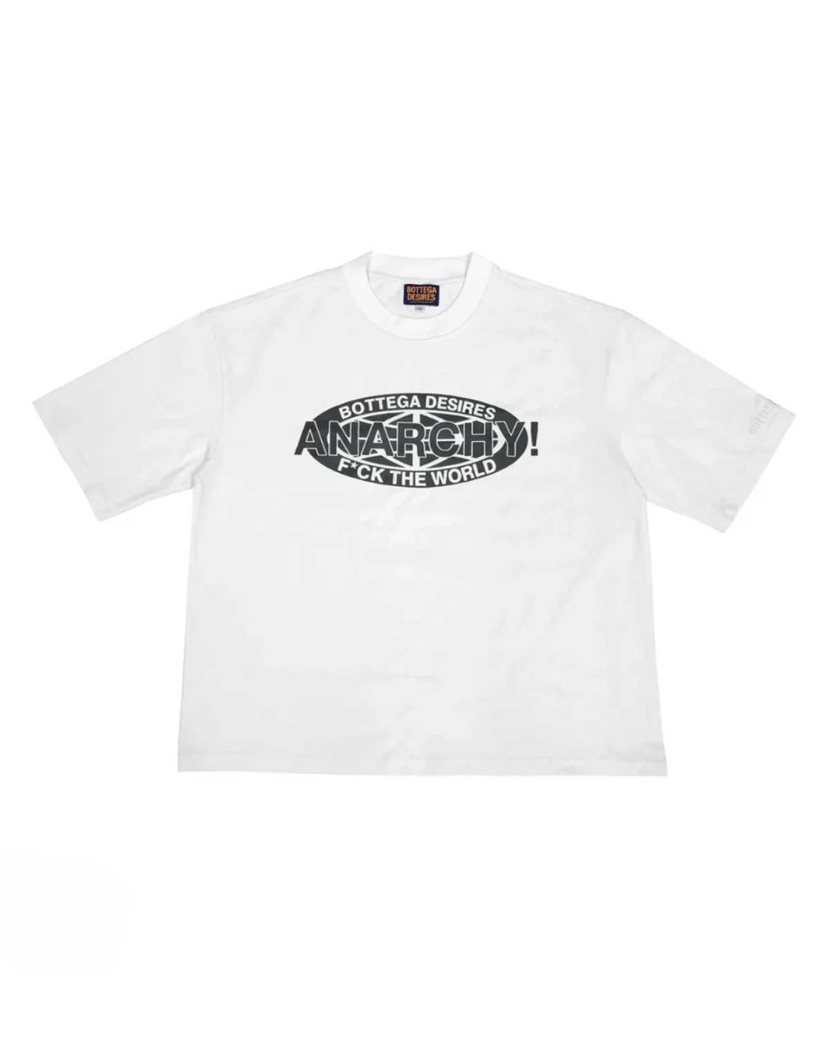 Bottega Desires Reconstructed Anarchy Tee White