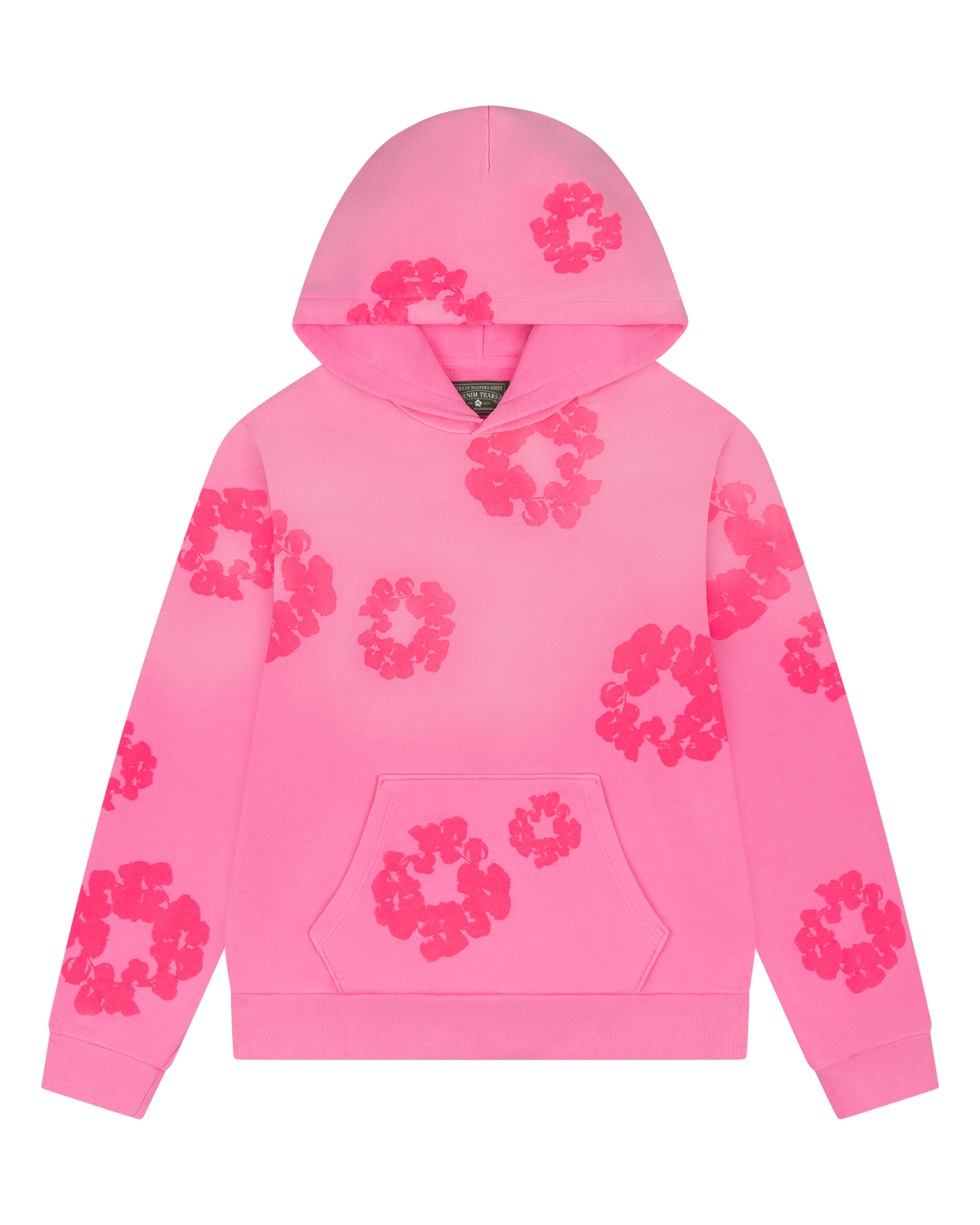 Denim Tears Mono Cotton Wreath Hoodie Pink