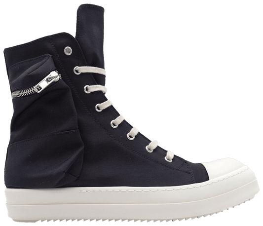Rick Owens DRKSHDW Fogachine Cotton Nylon Cargo High 'Black Milk'