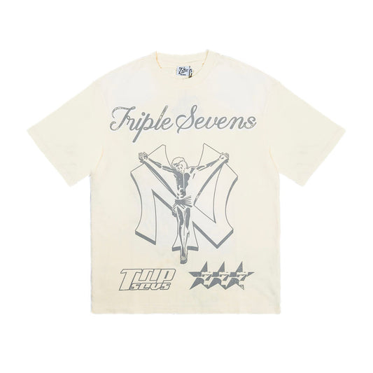 Triple Sevens NY Savior Tee Cream
