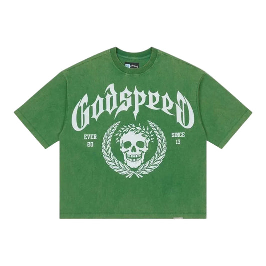 Godspeed Victor Crest Tee Lucky Green
