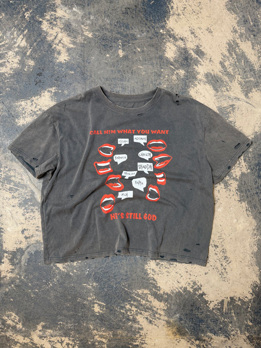 "EBNZR" Still God Tee Black