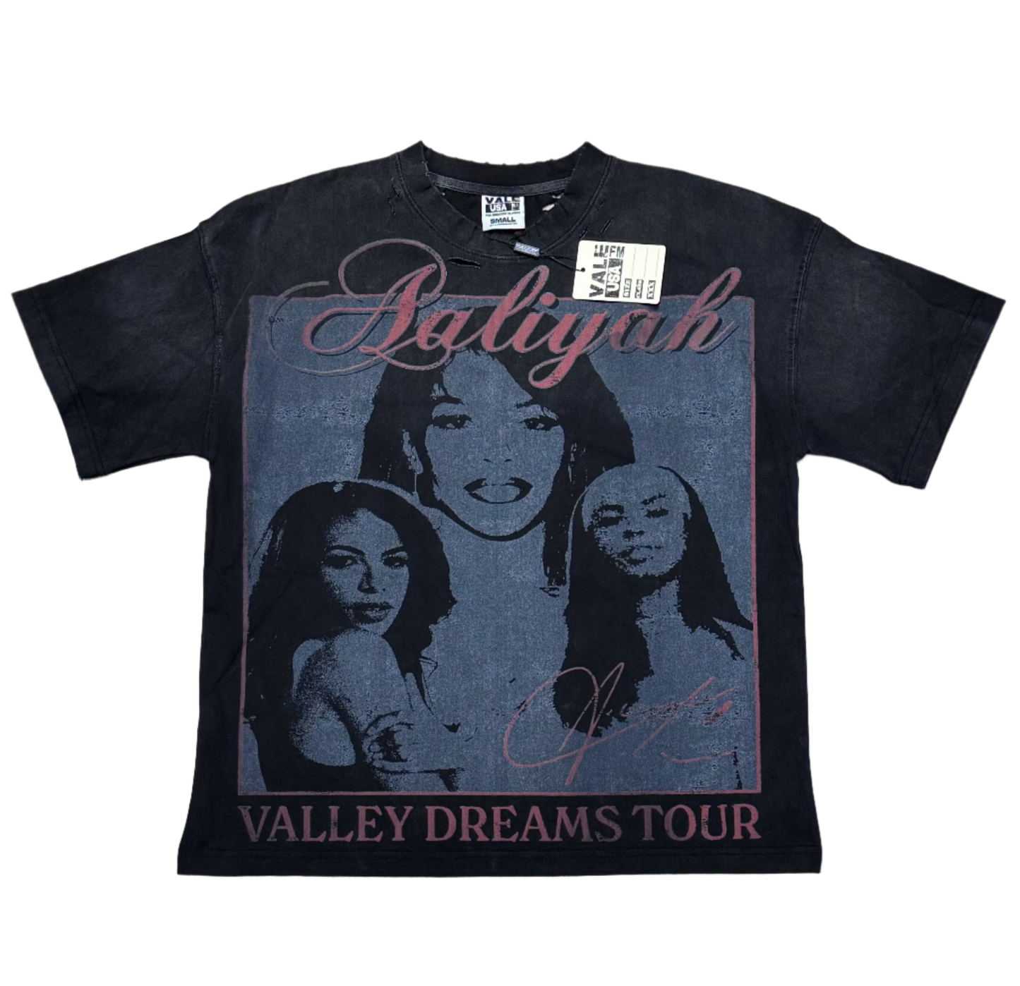 Valley Dream Tour Aaliyah Tee Black