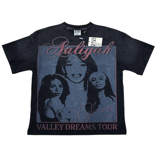 Valley Dream Tour Aaliyah Tee Black