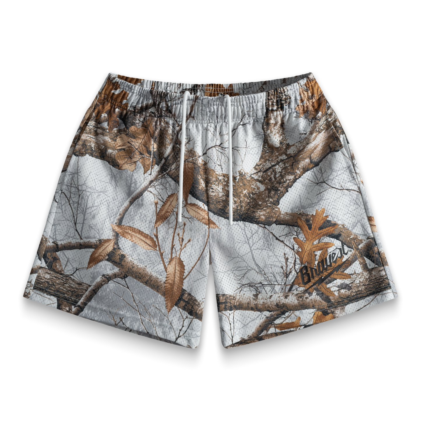 Bravest Studios White RealTree Shorts