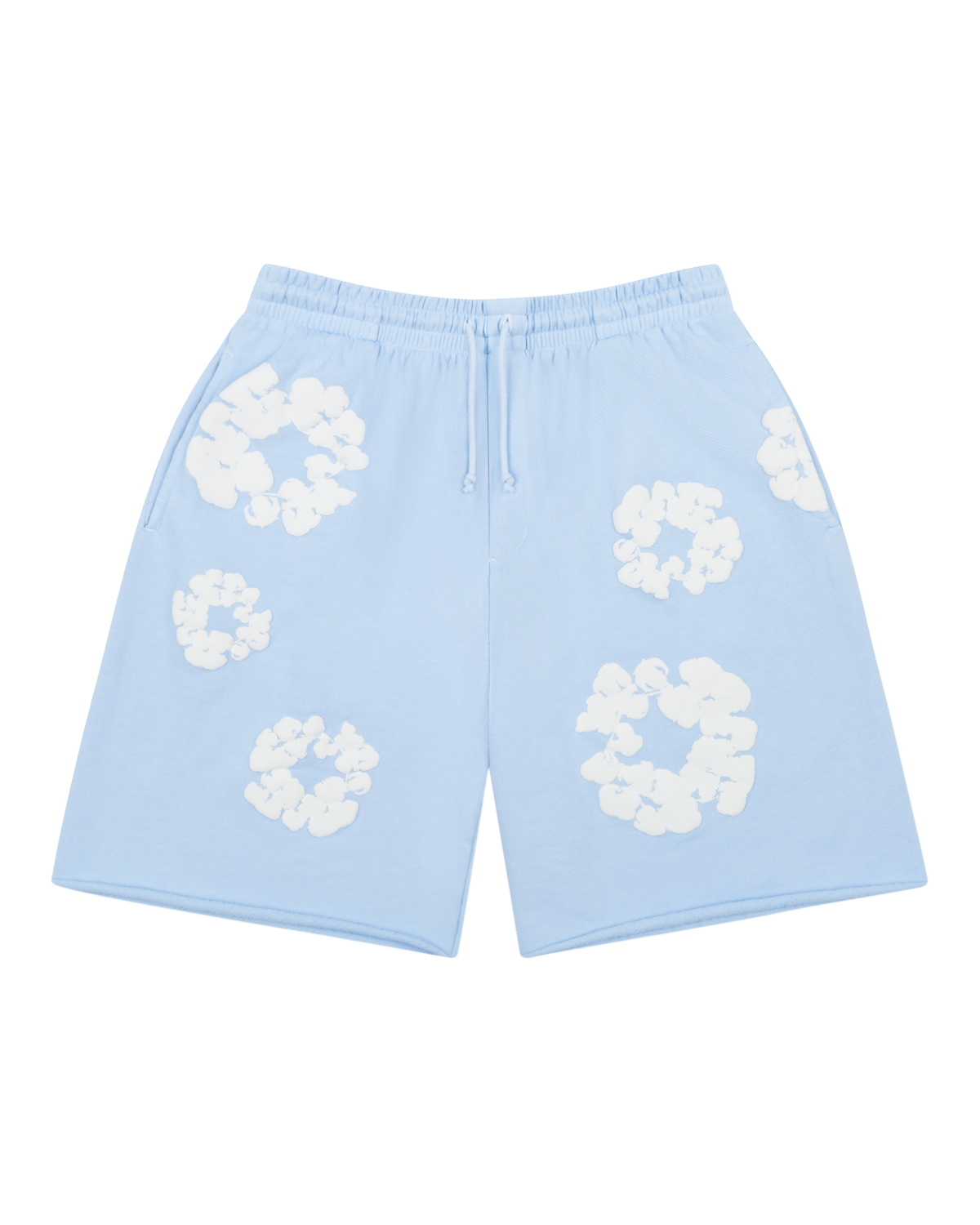 Denim Tears  Cotton Wreath Sweat Shorts Powder Blue