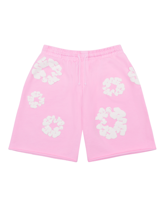 Denim Tears  Cotton Wreath Sweat Shorts Powder Pink